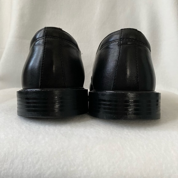 Aldo Mens Size 44 Black Leather Loafers - Picture 7 of 16